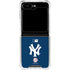 MLB New York Yankees - Solid Distressed Galaxy Z Flip6 Clear Case